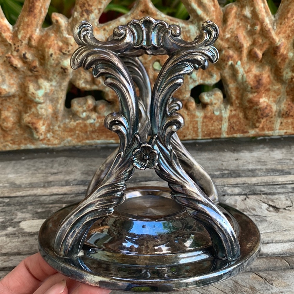 Vintage F.B. Rogers Silver Company Gravy Boat Stand